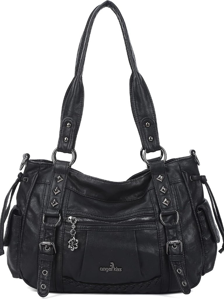 Shoulder Bag For Women Multi Pocket Retro Hobo Handbags Satchel Tote Bag